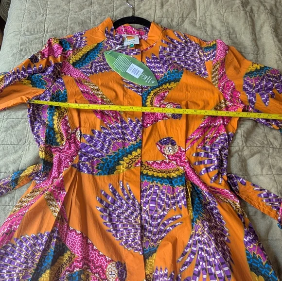 FARM Rio Beaded Macaw Mini Dress XL - Picture 5 of 5